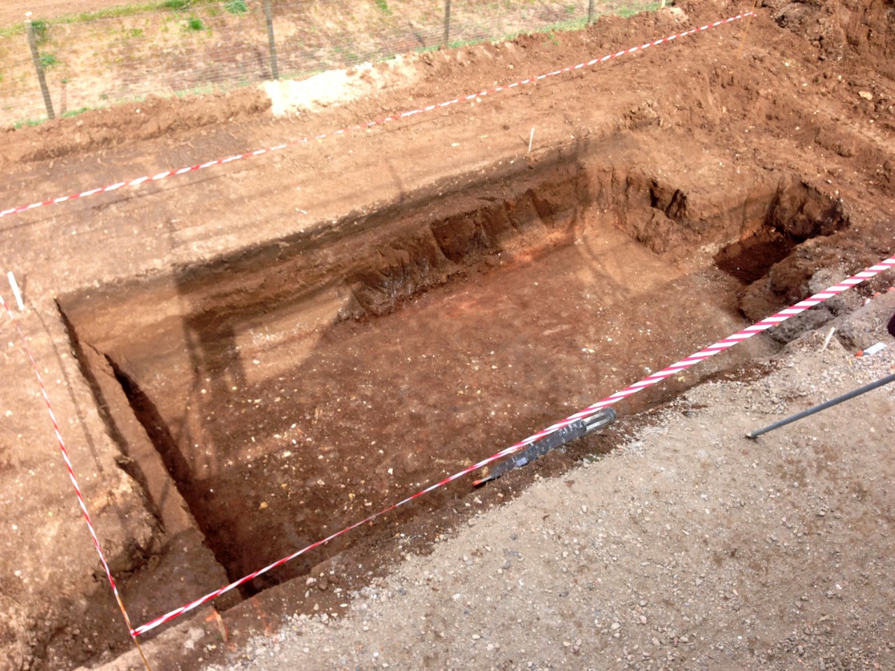 Aushub abgeschlossen