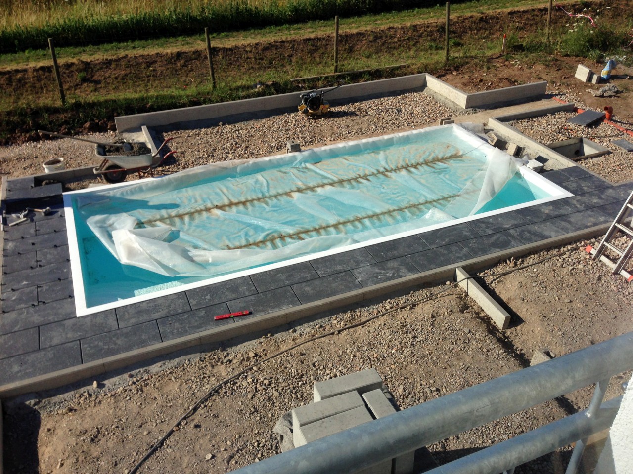 Verlegung Terassenplatten