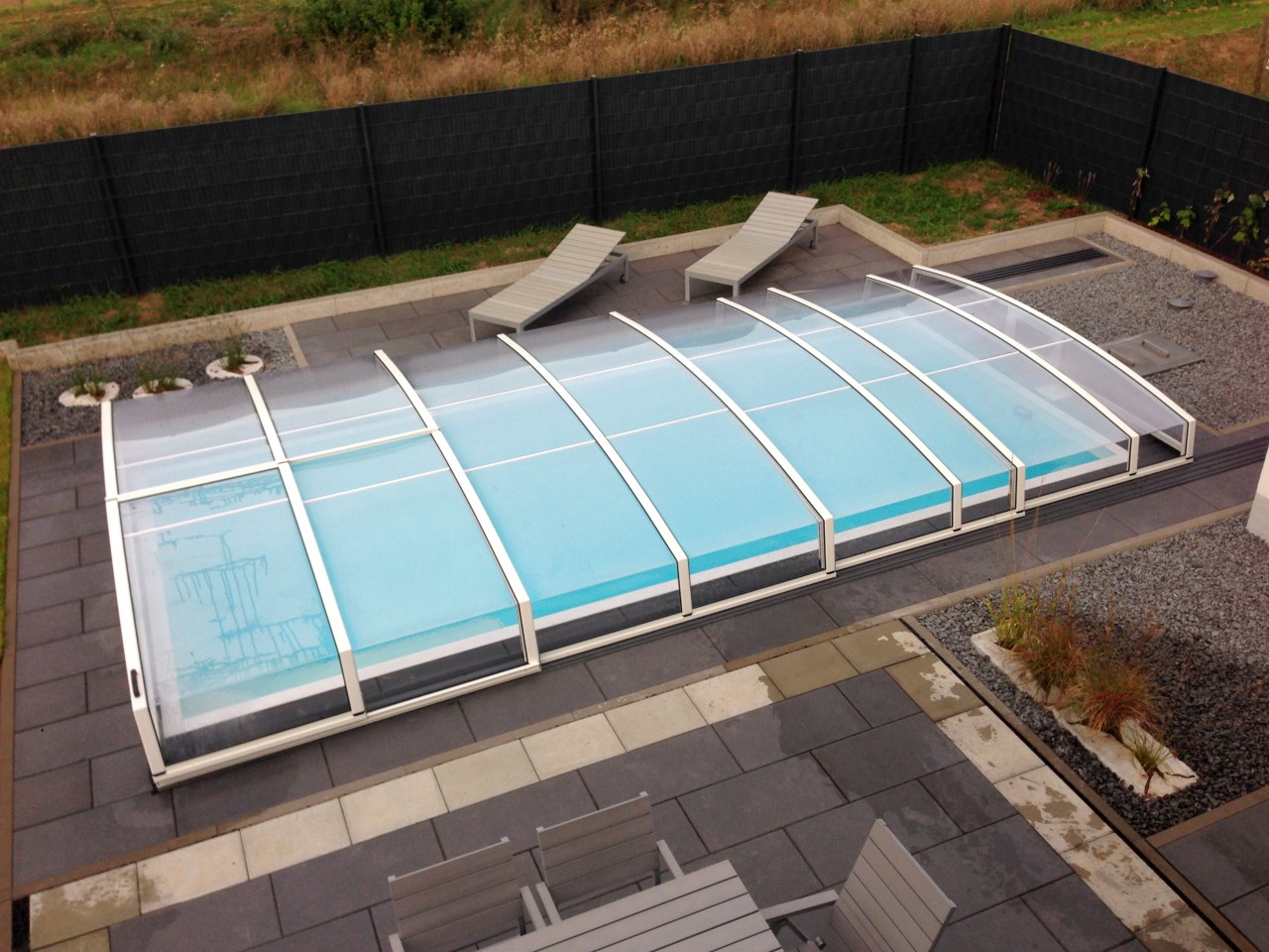 Schiebehalle Modell Carat montiert