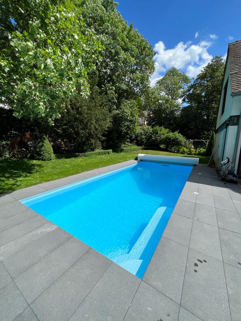 Becken komplett azur