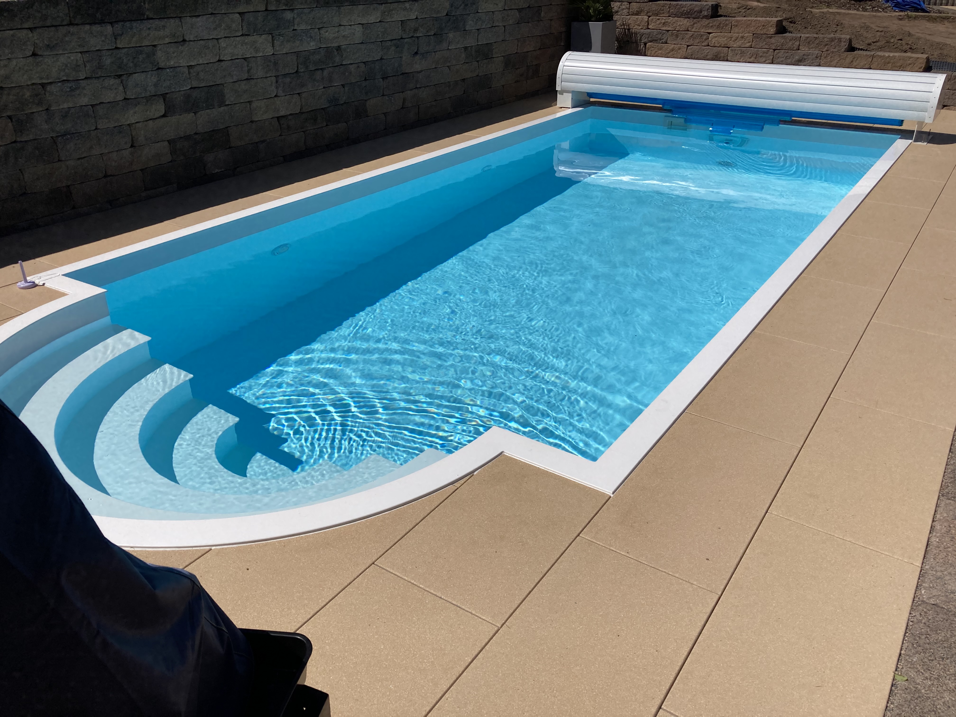 Becken komplett weiß